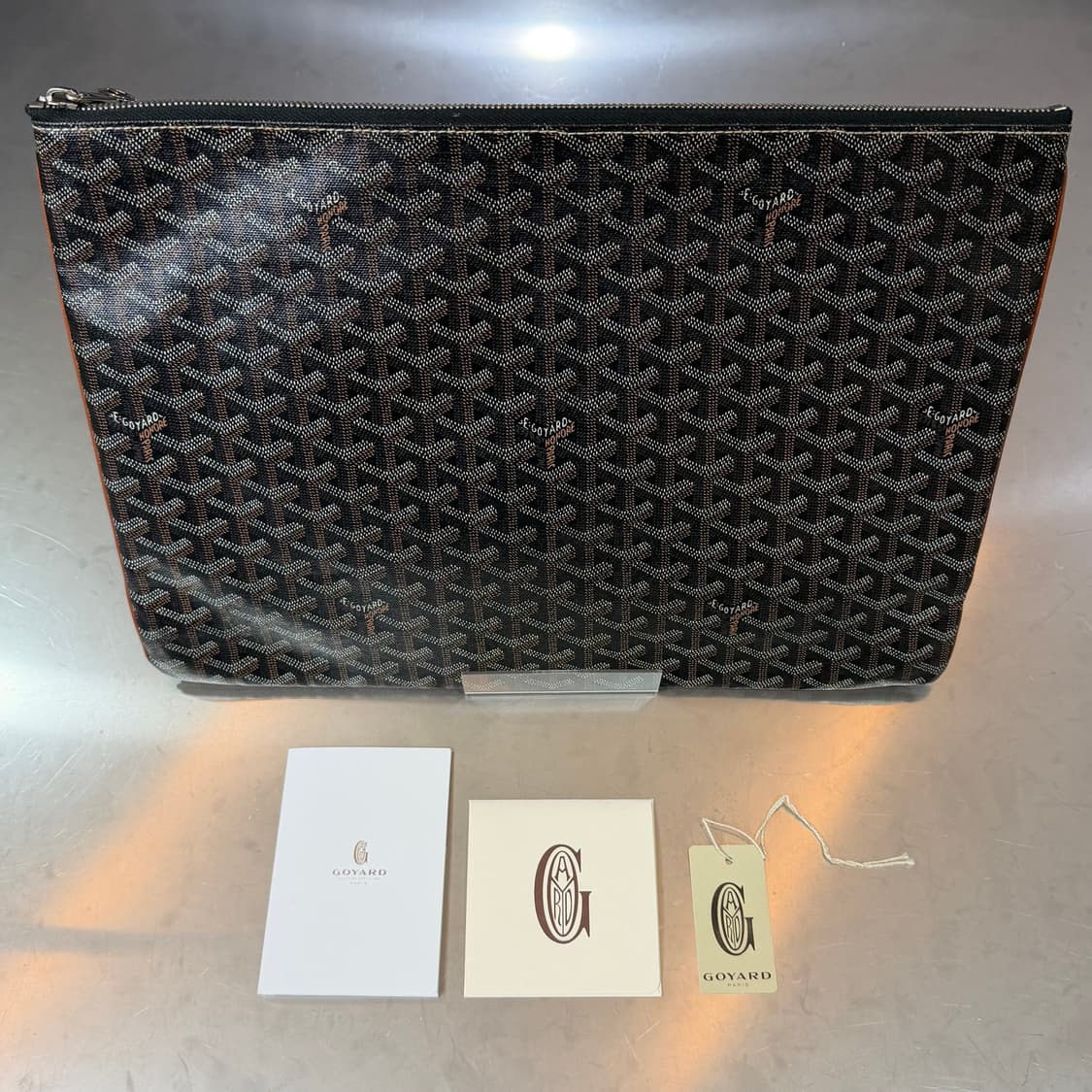 [리오브전포점] 고야드 클래식 블랙 세나 GM 클러치 상품이미지1