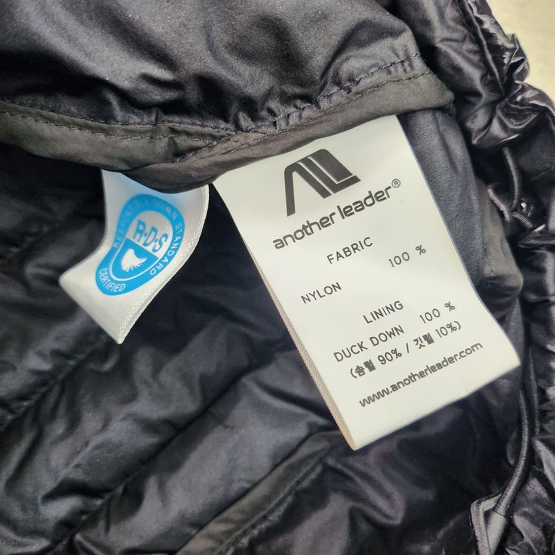 ANOTHER LEADER 덕다운 경량 패딩 men XL 상품이미지8
