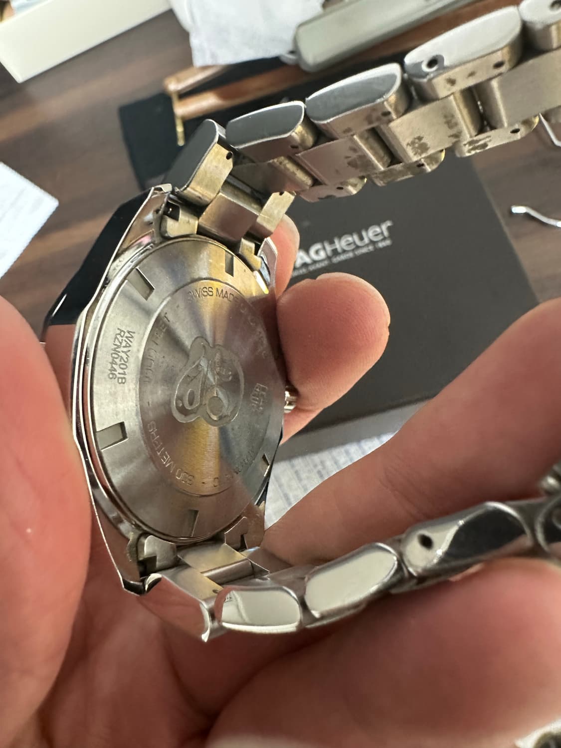 태그호이어 아쿠아레이서 오토매틱 청판 상품이미지8