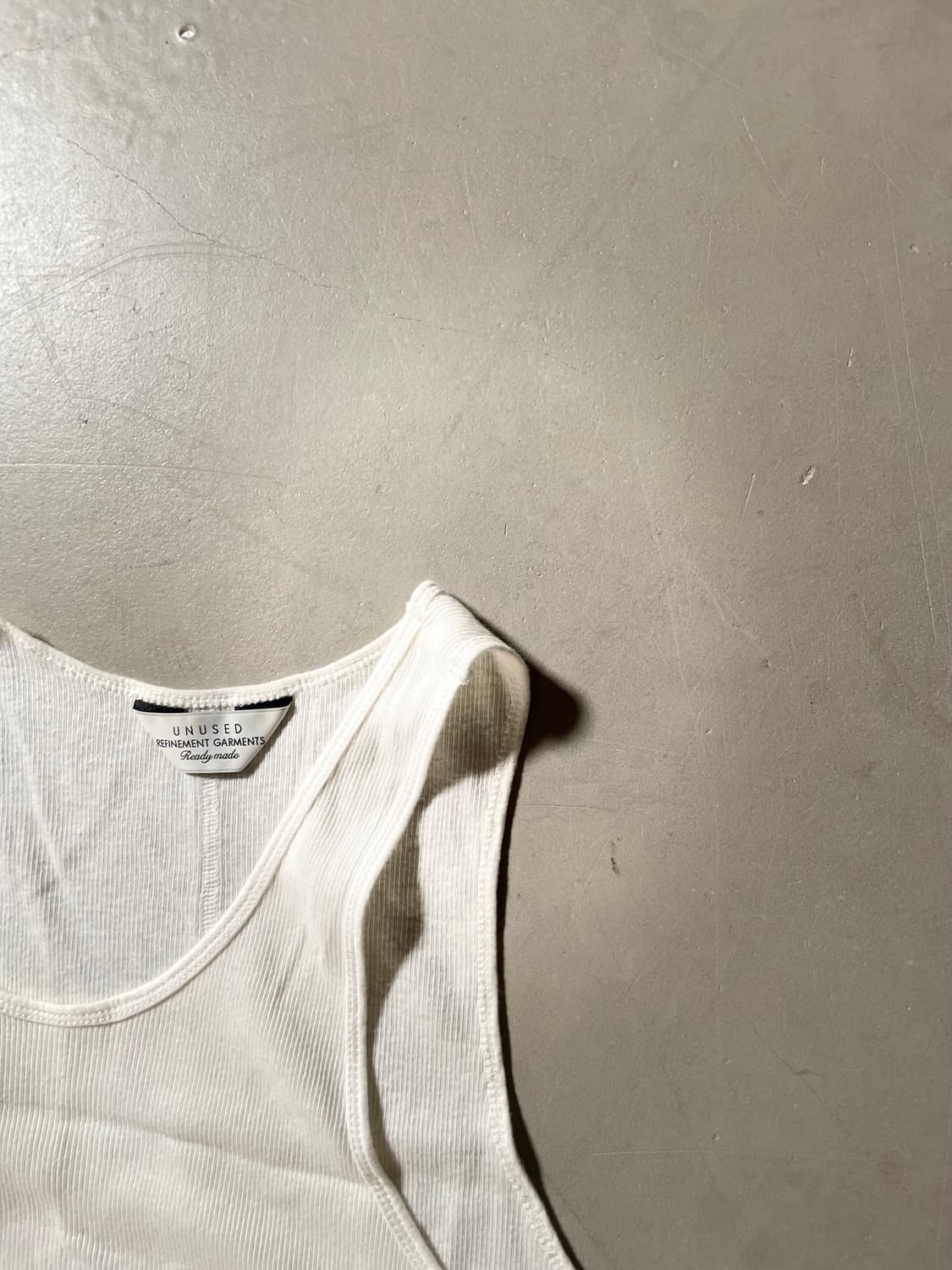 언유즈드  Rib Tank Top 상품이미지2