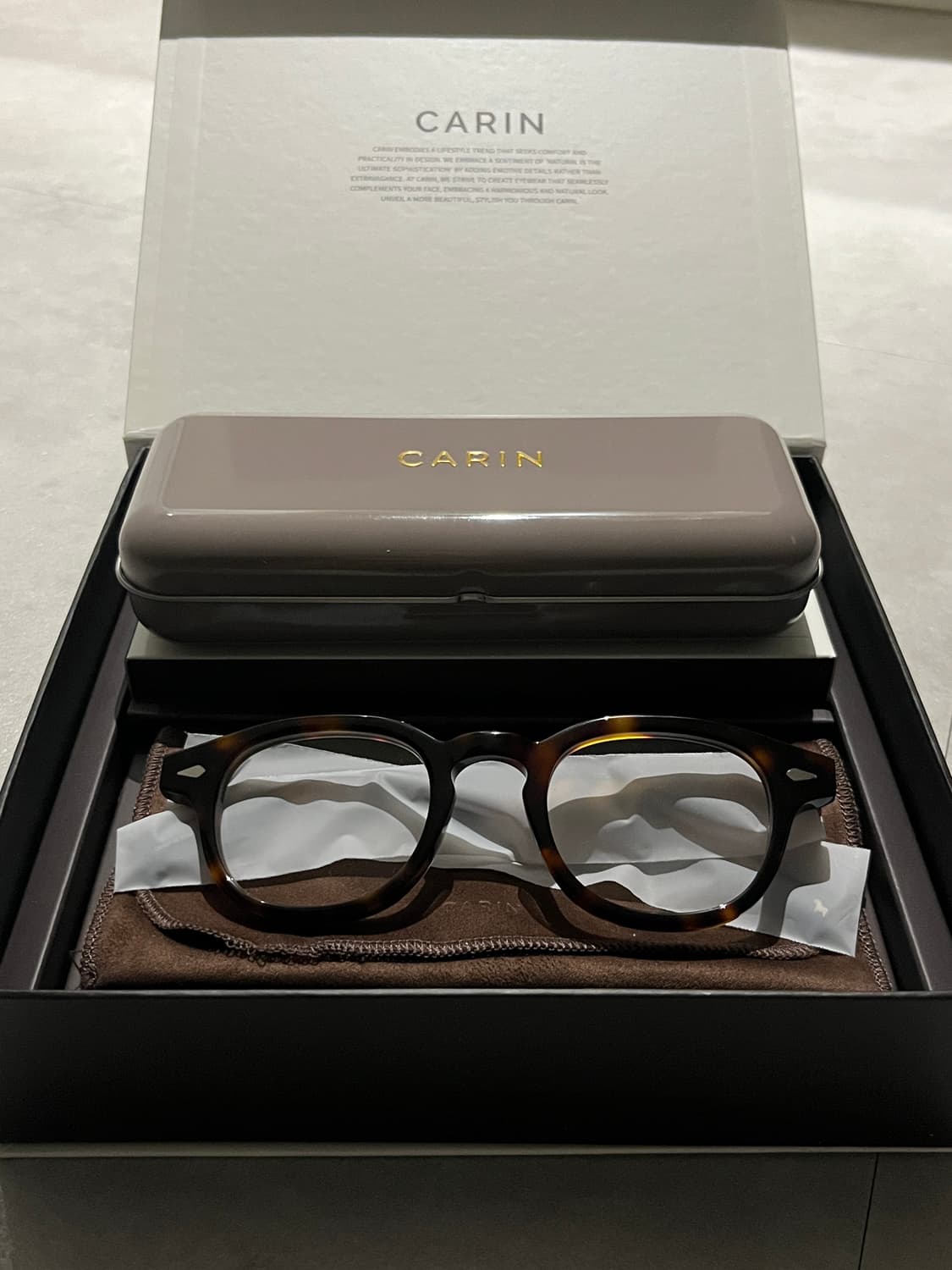 CARIN DENSE_C2 안경 판매합니다 상품이미지3