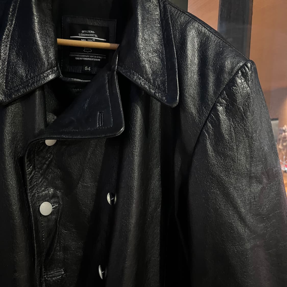 54 MIL-TEC 오피서 레더 자켓/W2542 상품이미지2