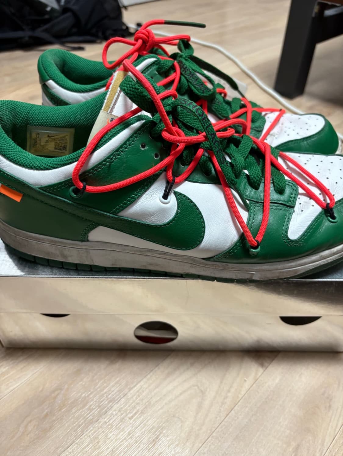 오프화이트 나이키 덩크 그린 290 상품이미지4
