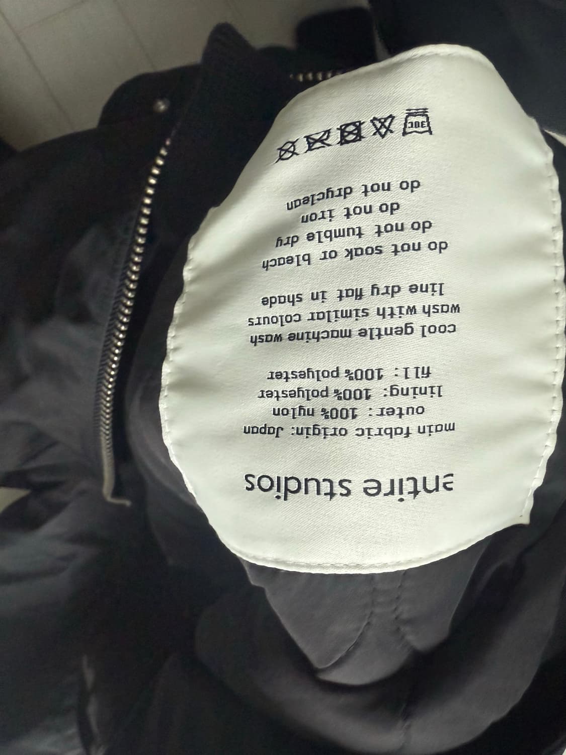 entire studios 후디드 봄버  상품이미지5