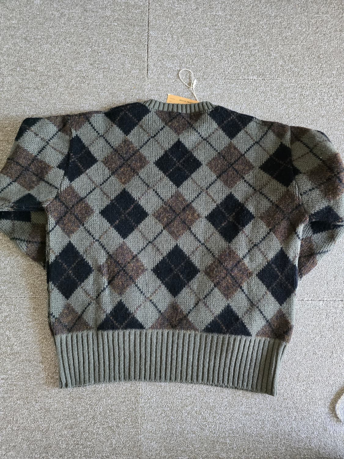 부처프로덕츠 아가일니트 신상 44 ATLAST 타임원클로딩 엣라코 새제품 상품이미지9