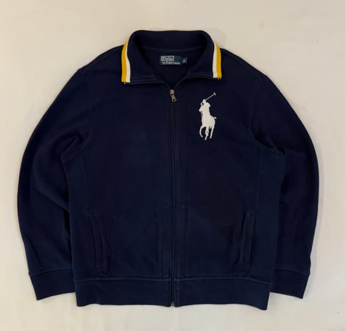 폴로 랄프로렌 빅포니 치프키프 코튼 집업 져지 네이비 상품이미지1