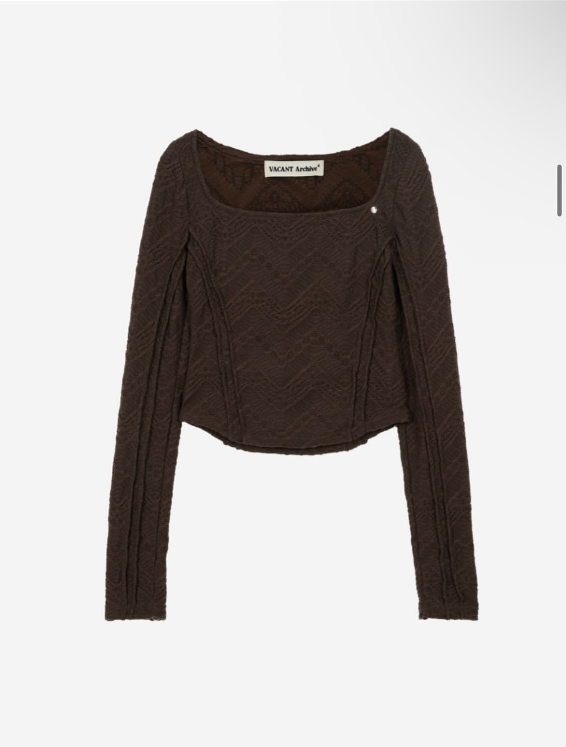 베이컨트아카이브 BETI SQUARE NECK LONG SLEEVE  상품이미지4