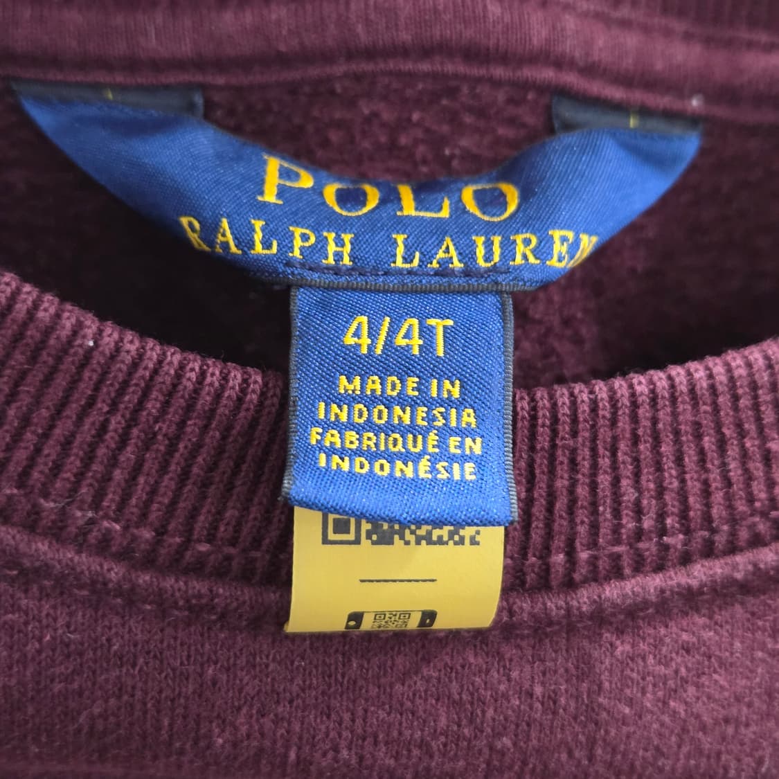 폴로랄프로렌 여아 맨투맨 레이어드 원피스 4T 상품이미지3