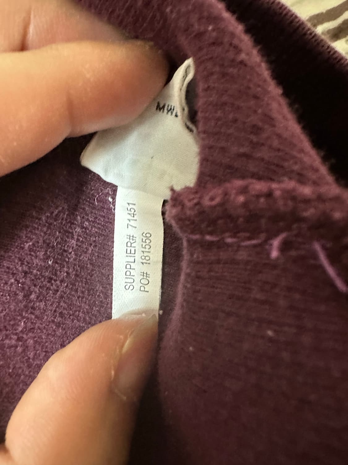 폴로 버건디 니트 상품이미지7