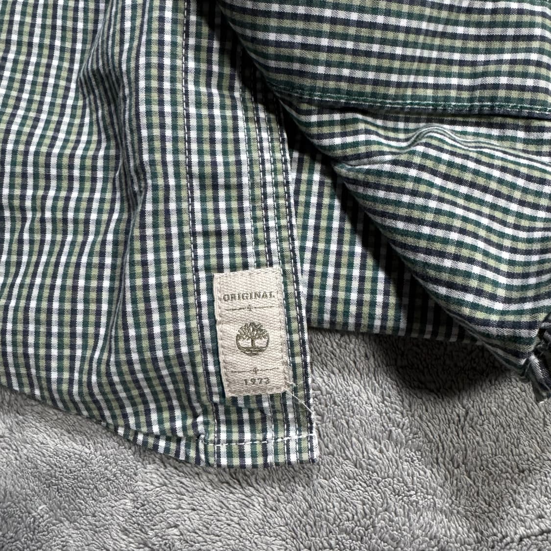 팀버랜드 슬림핏 체크셔츠 상품이미지2