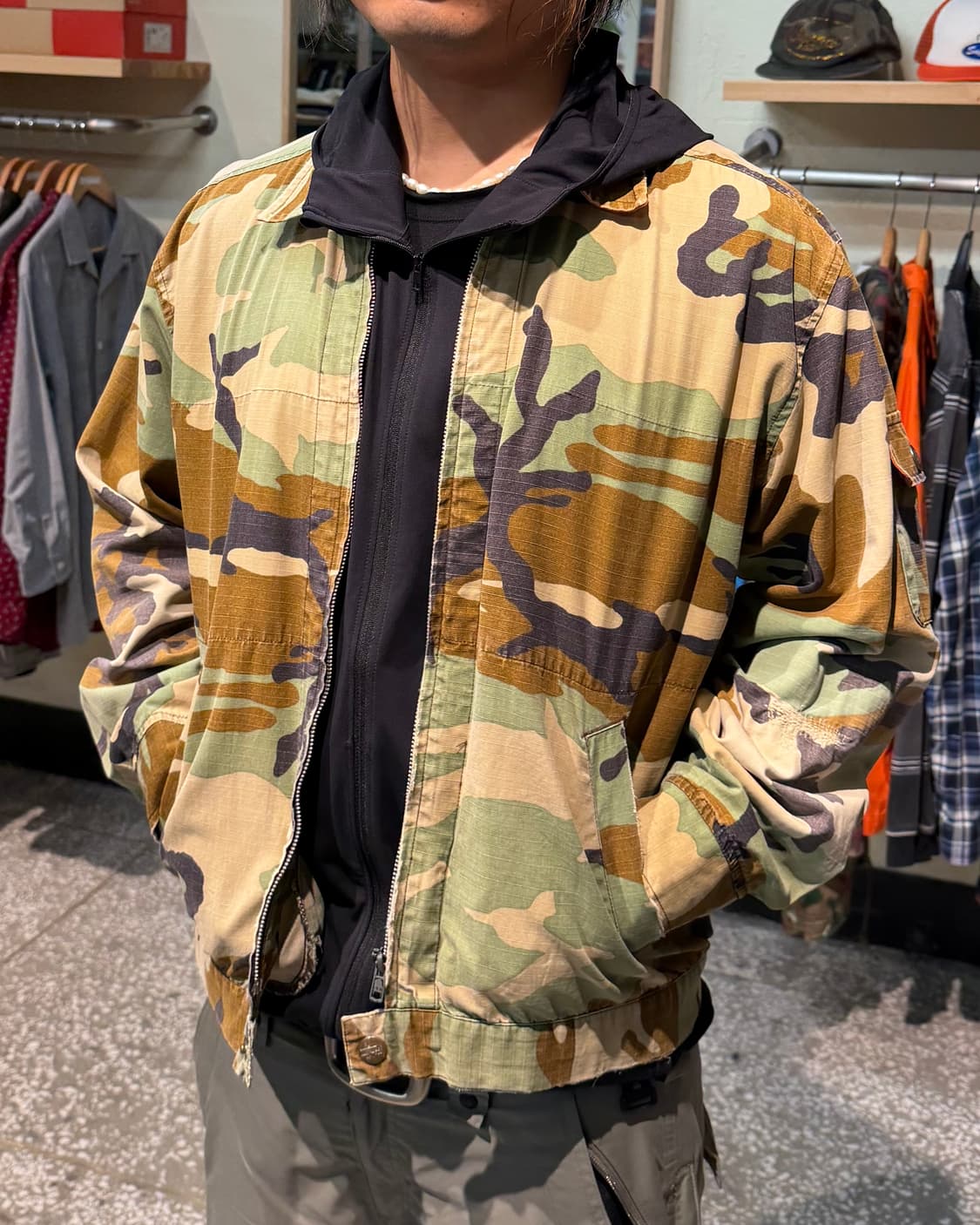 90-00s 올드 스투시 아웃도어 스윙탑 자켓 상품이미지3