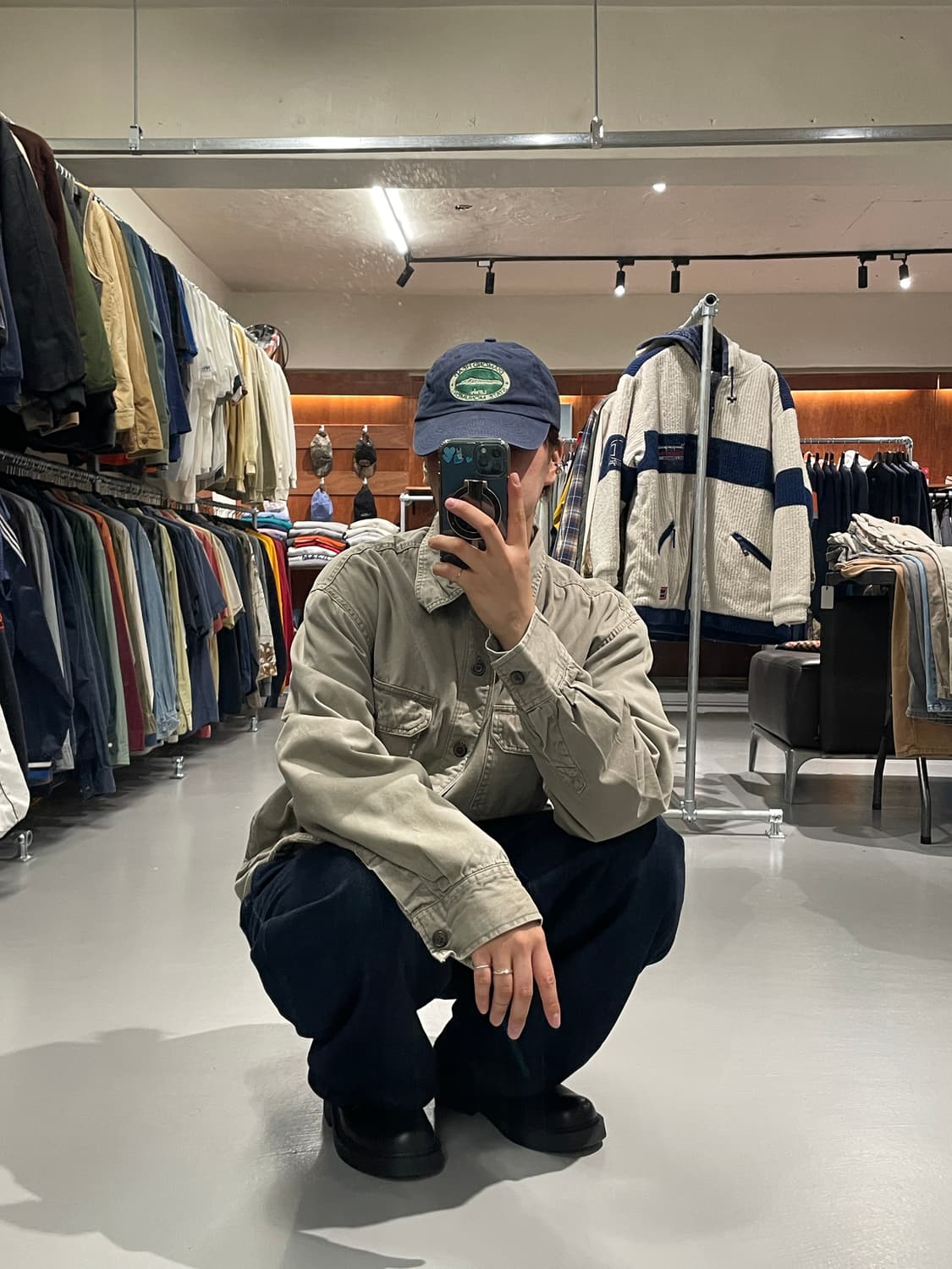 CHAPS 플리스 셔츠 자켓   상품이미지5