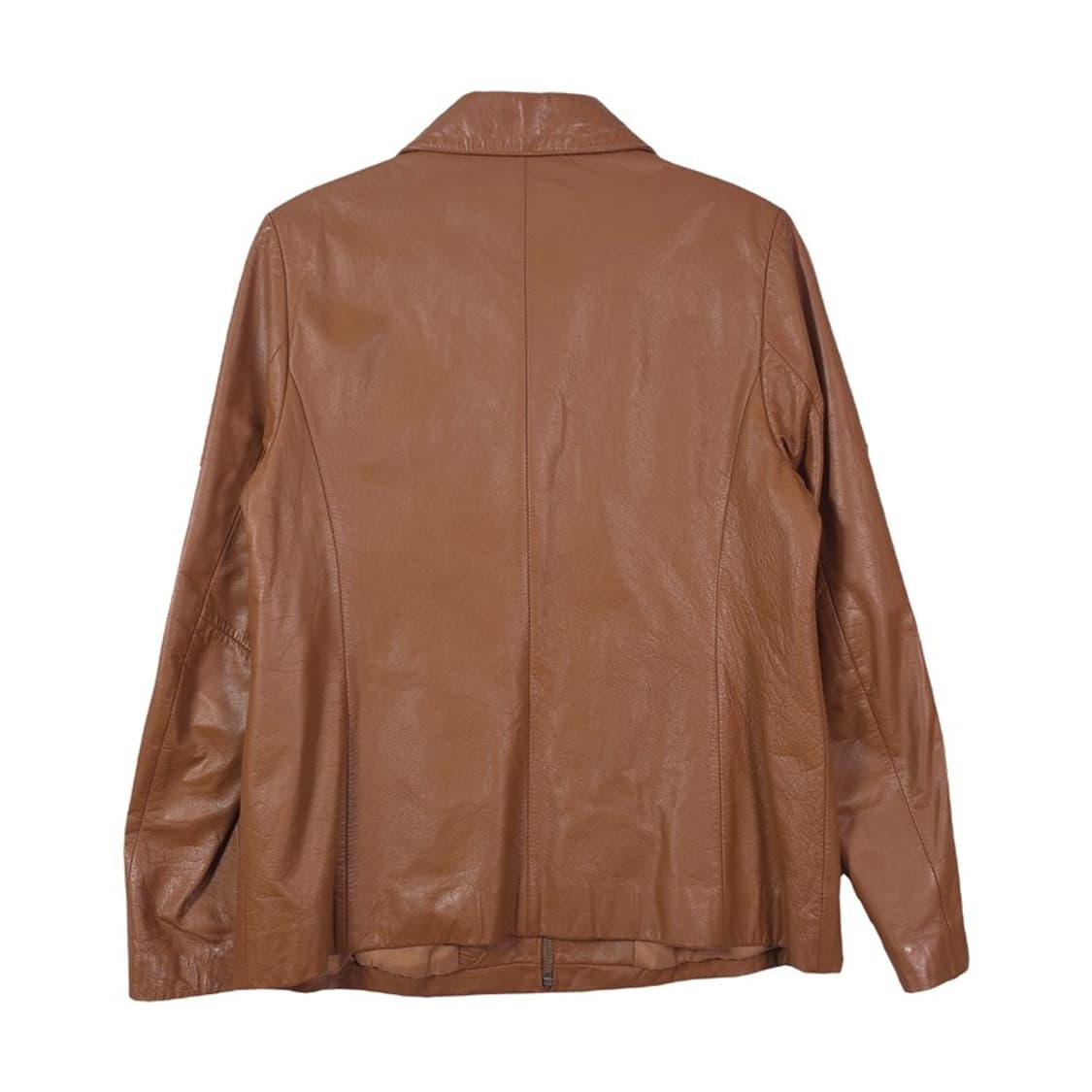 아노벨라 빈티지 리얼 양가죽 지퍼 자켓 브라운 상품이미지2