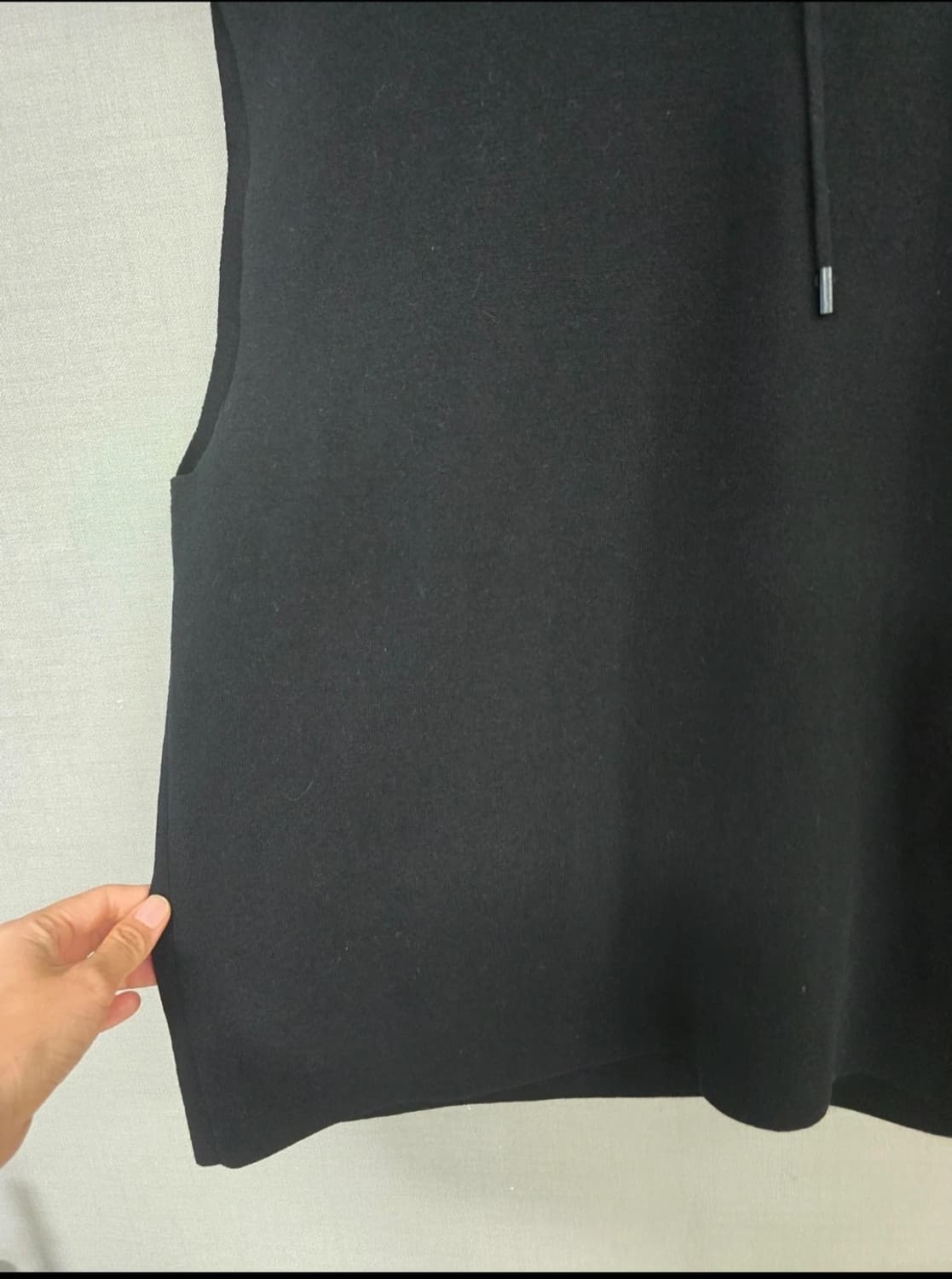 솔리드옴므 후드 니트베스트 상품이미지4