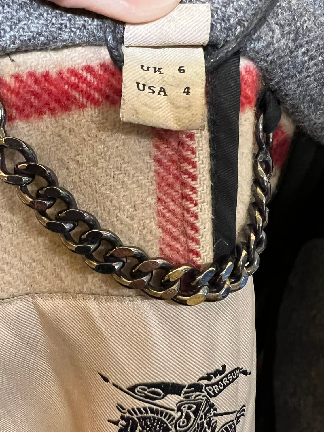 [55]Burberry London 버버리 런던 여성 숏 후드 더플 코트 상품이미지9