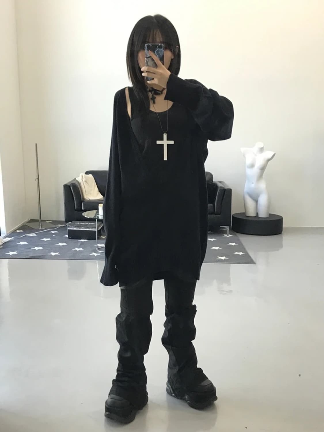 Y’s Yohji Yamamoto Deep V-Neck Knit 상품이미지3
