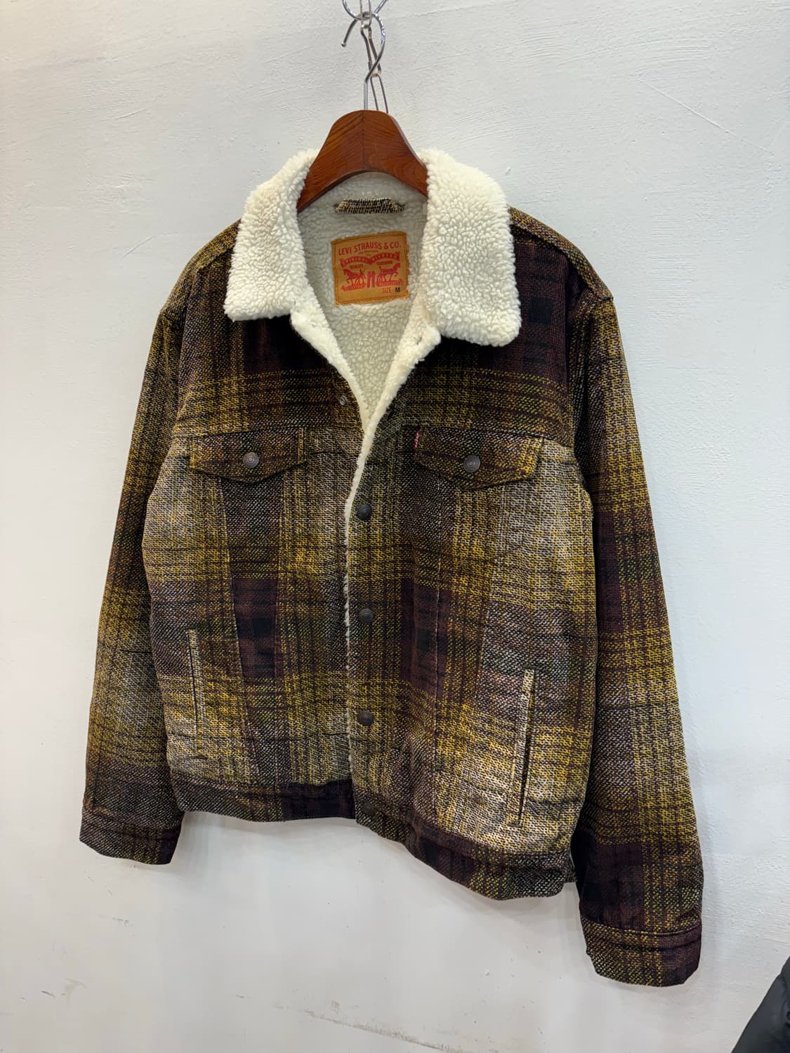 리바이스 체크 쉐르파 상품이미지2