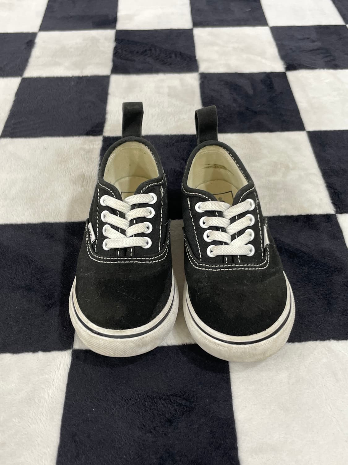 반스 키즈 어센틱 블랙 스니커즈 140mm 상품이미지2