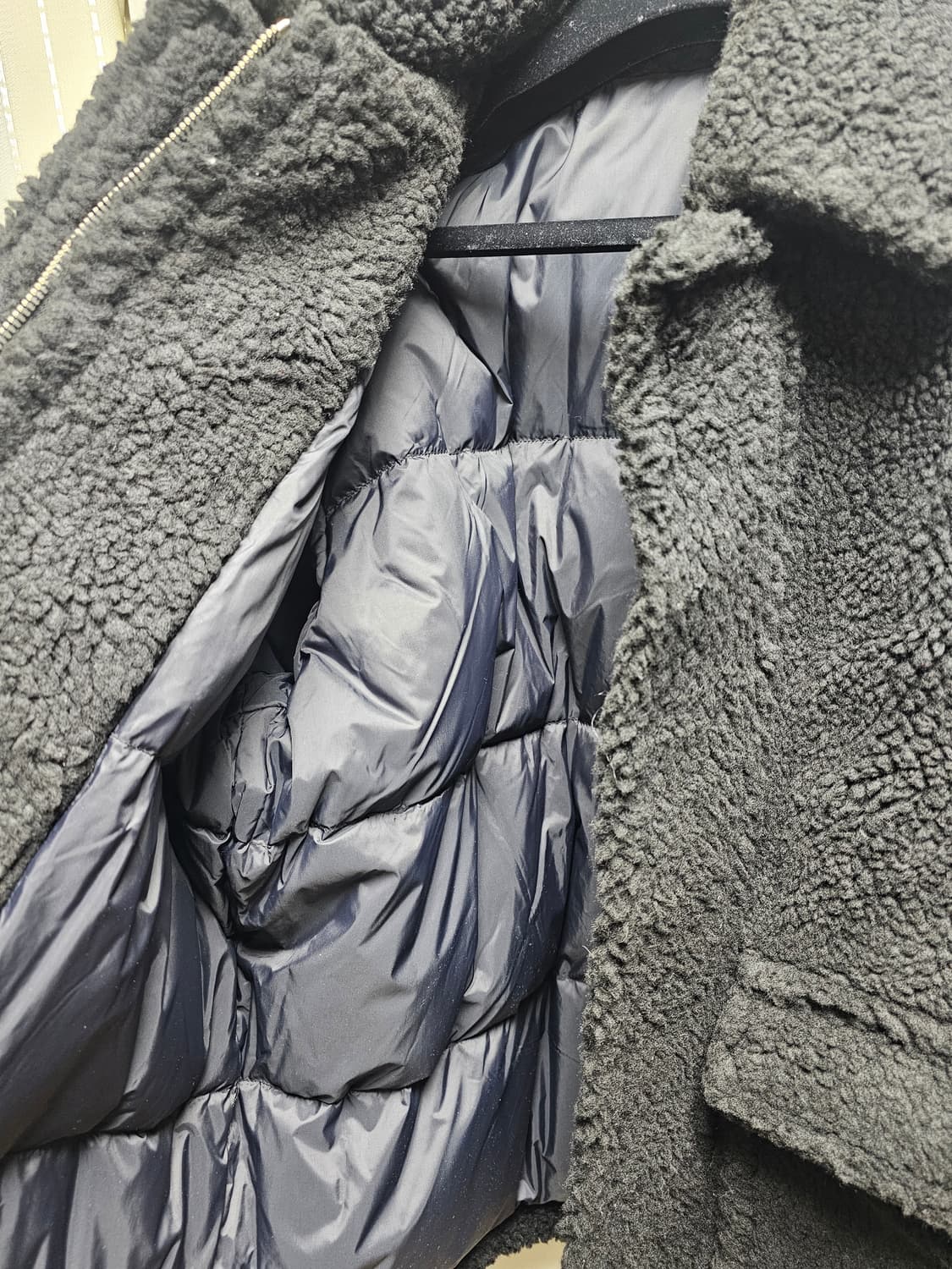 새상품 TNGT 구스 시어링  점퍼 상품이미지5