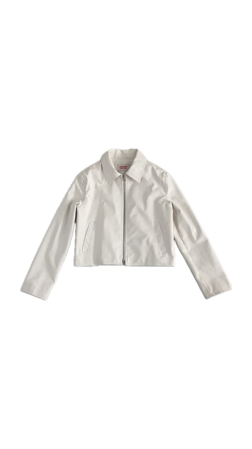 Ordinary Holiday 아이보리 가죽자켓 상품이미지1