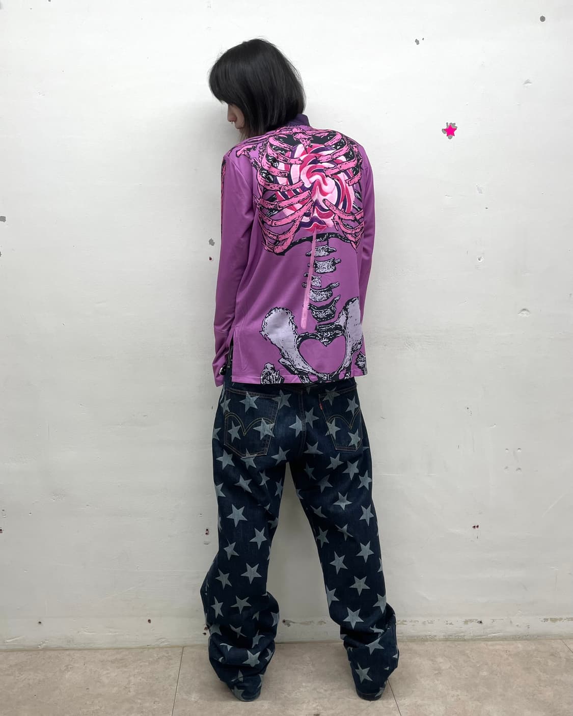 Candy Skeleton Purple China Jersey  상품이미지5