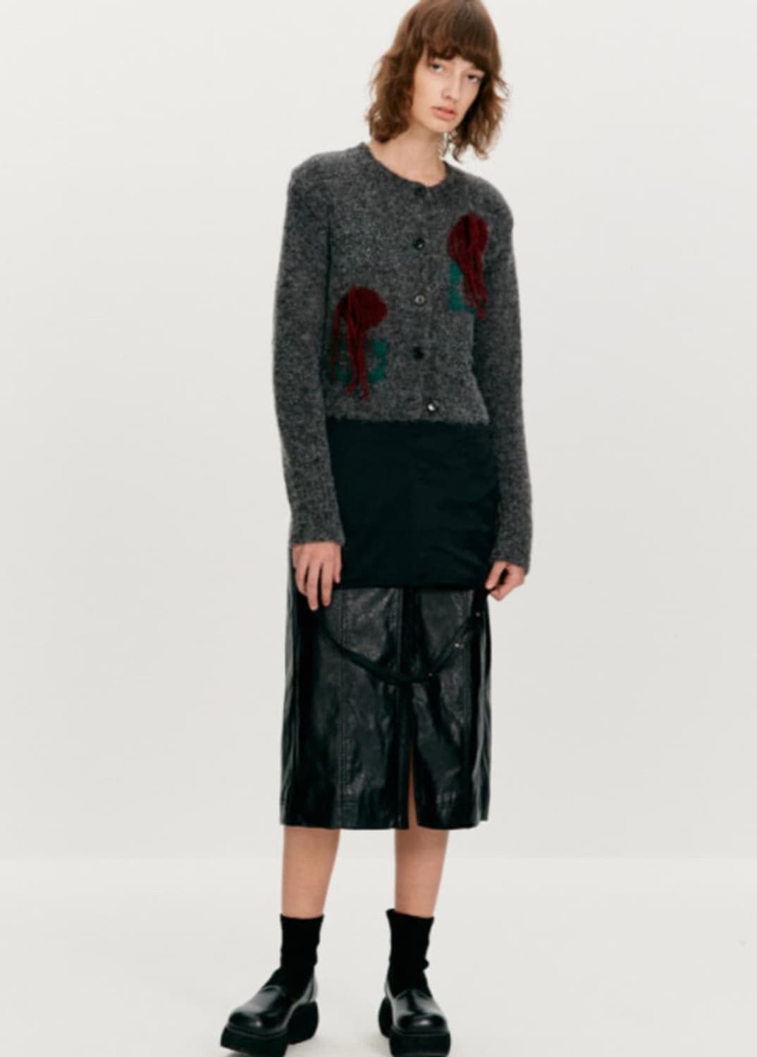 더오픈프로덕트 아가일 니트 가디건 상품이미지4