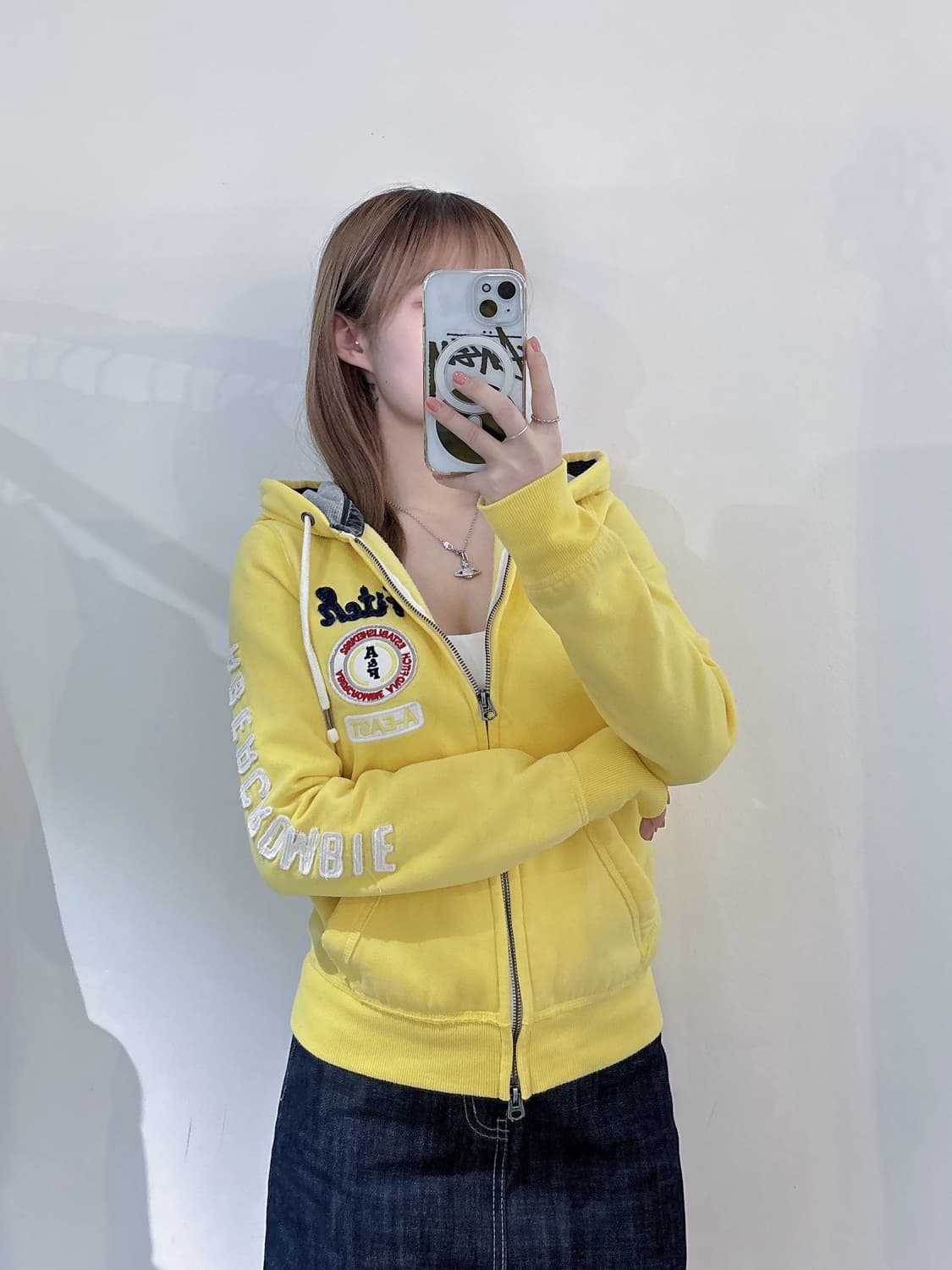 아베크롬비 사이드로고 투웨이 후드집업 상품이미지3