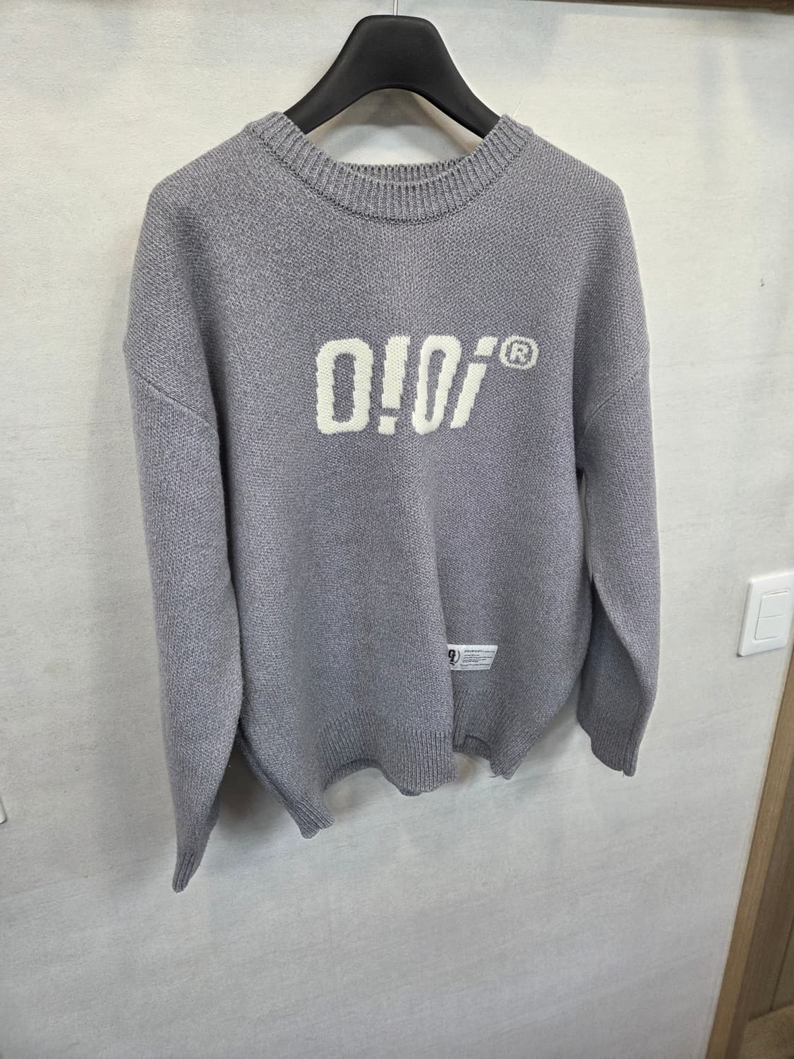 5252 by oioi 로고 니트 m 상품이미지5