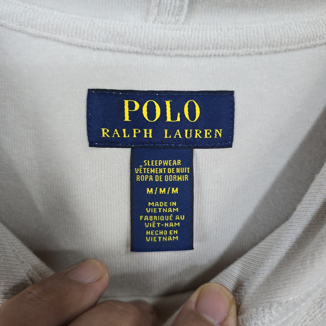 남성 폴로 랄프로렌 POLO 슬리브리스 후드 스웻셔츠 M 상품이미지6