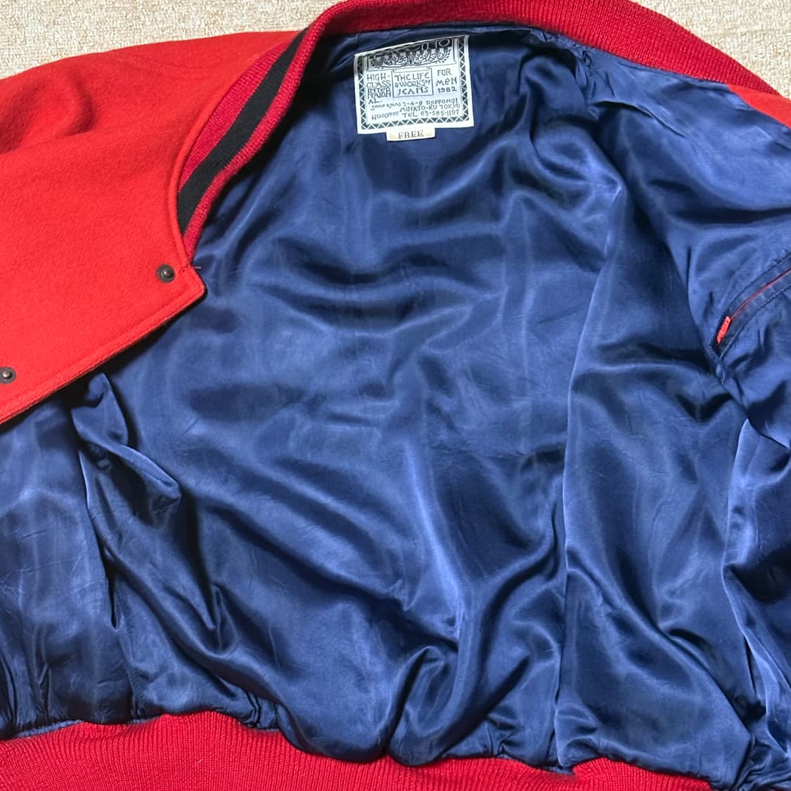 80s PACCINO 리미티드 바시티 자켓 상품이미지8