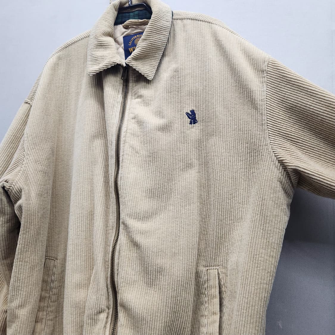 후아유 퀄팅 코듀로이 블루종 점퍼 XL(2XL) 상품이미지4