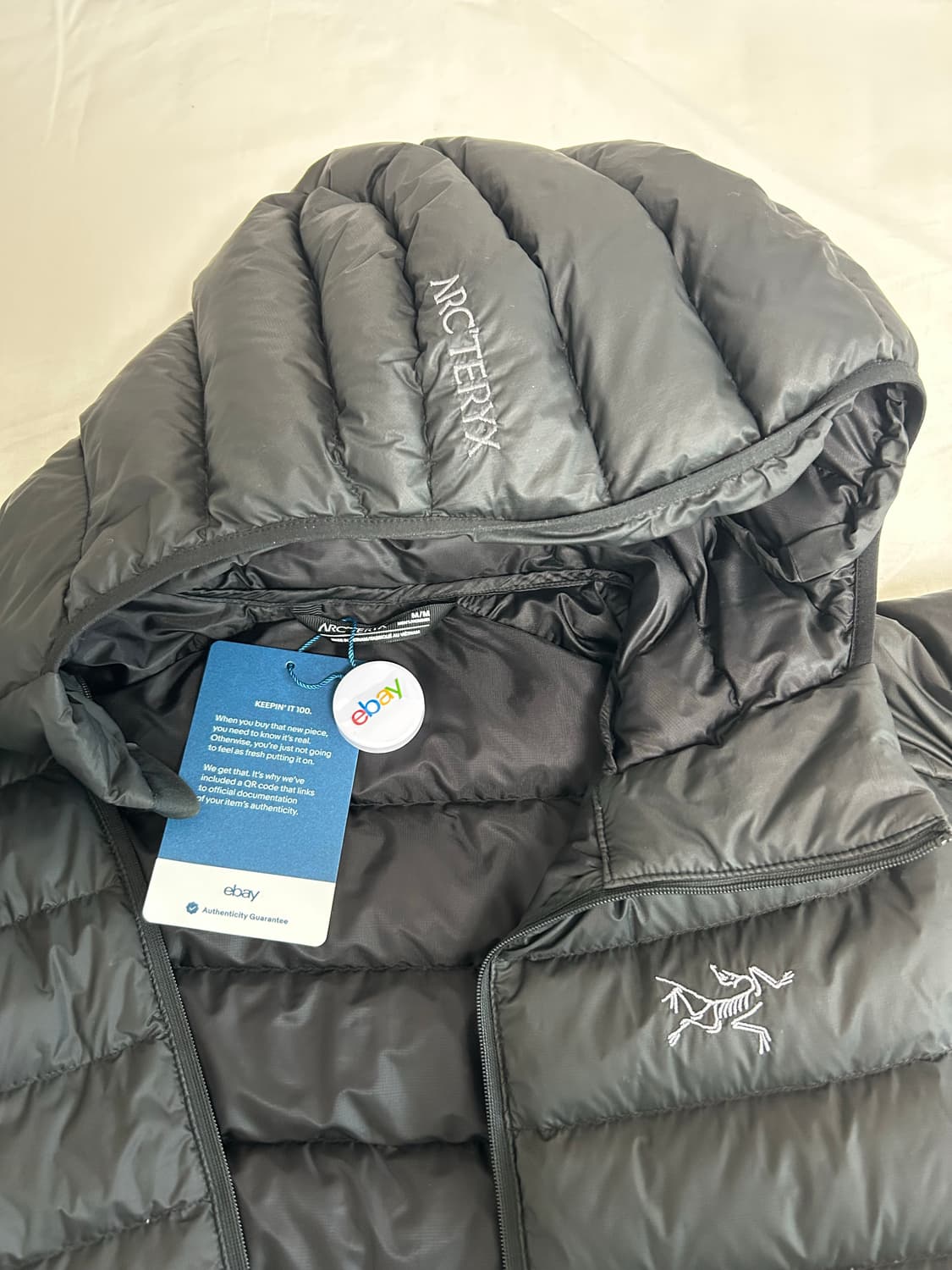 아크테릭스 세륨 블랙 M 사이즈 남성 상품이미지3