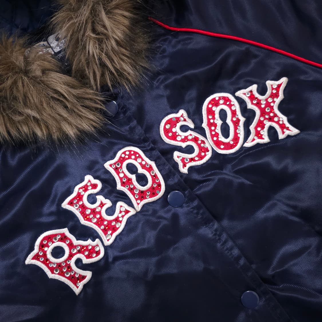 쿠퍼스타운 MLB 레드삭스 숏 패딩 상품이미지2