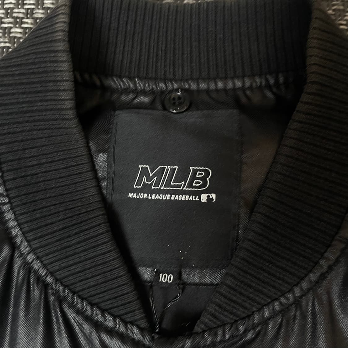 MLB 블랙 바시티 자켓 100 상품이미지4