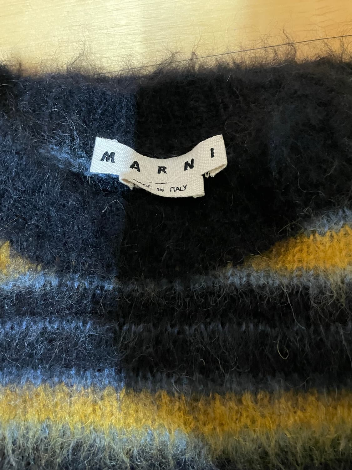 마르니 21fw 모해어 스트라이프 니트 상품이미지3