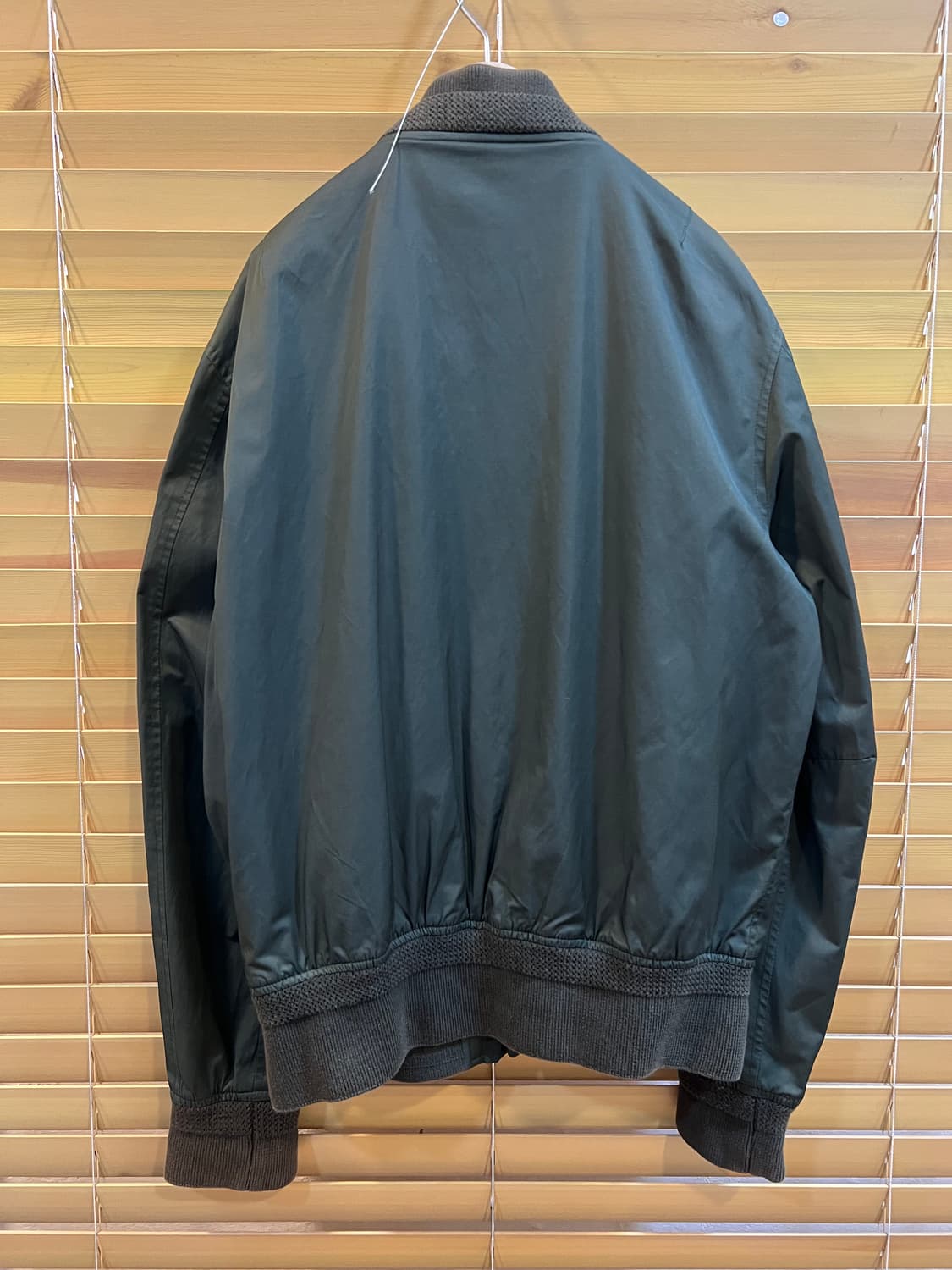 라코스테 남성 카키 바람막이점퍼 블루종 항공점퍼 상품이미지3