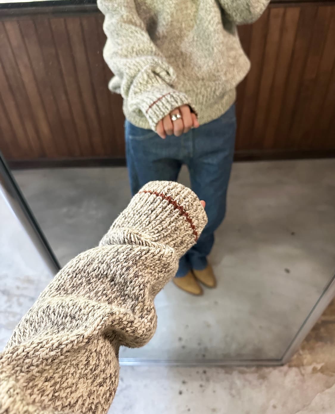 RRL wool melange sweater 상품이미지2