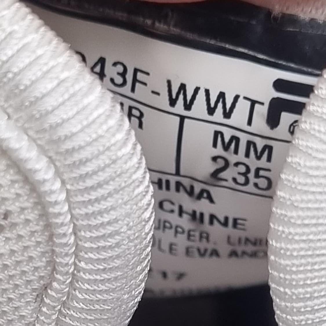 휠라 화이트여성 운동화235 상품이미지6