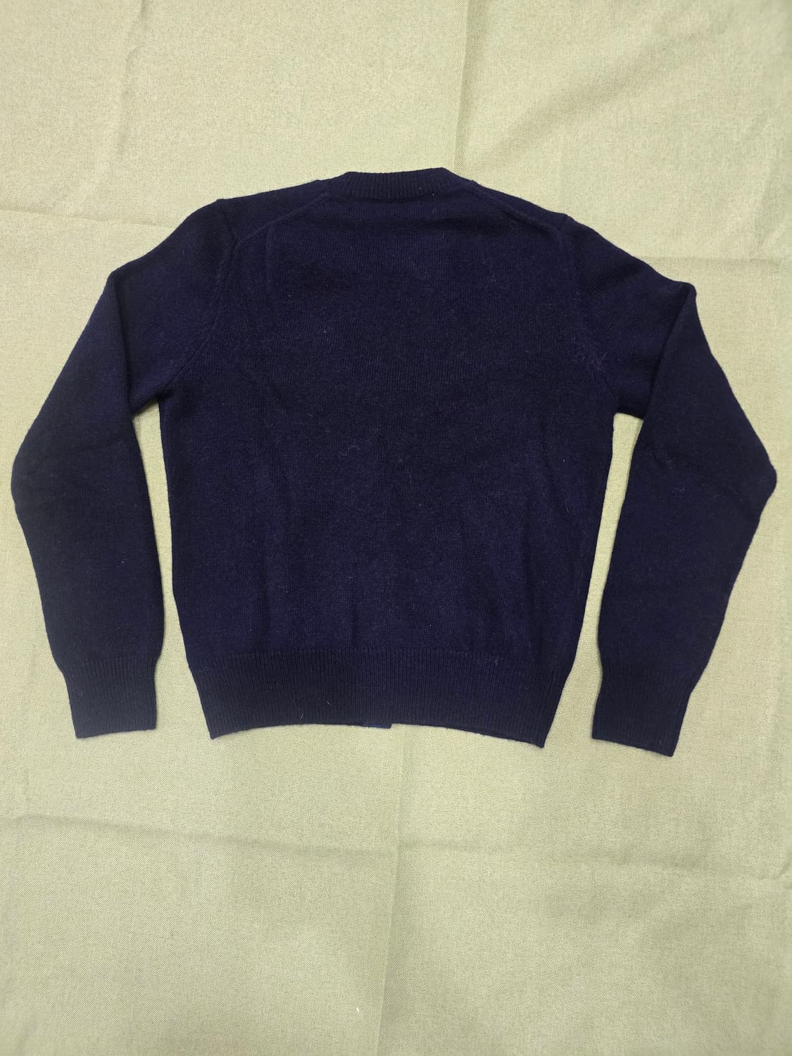 플레이 꼼데가르송 더블 하트 가디건 블랙 상품이미지2