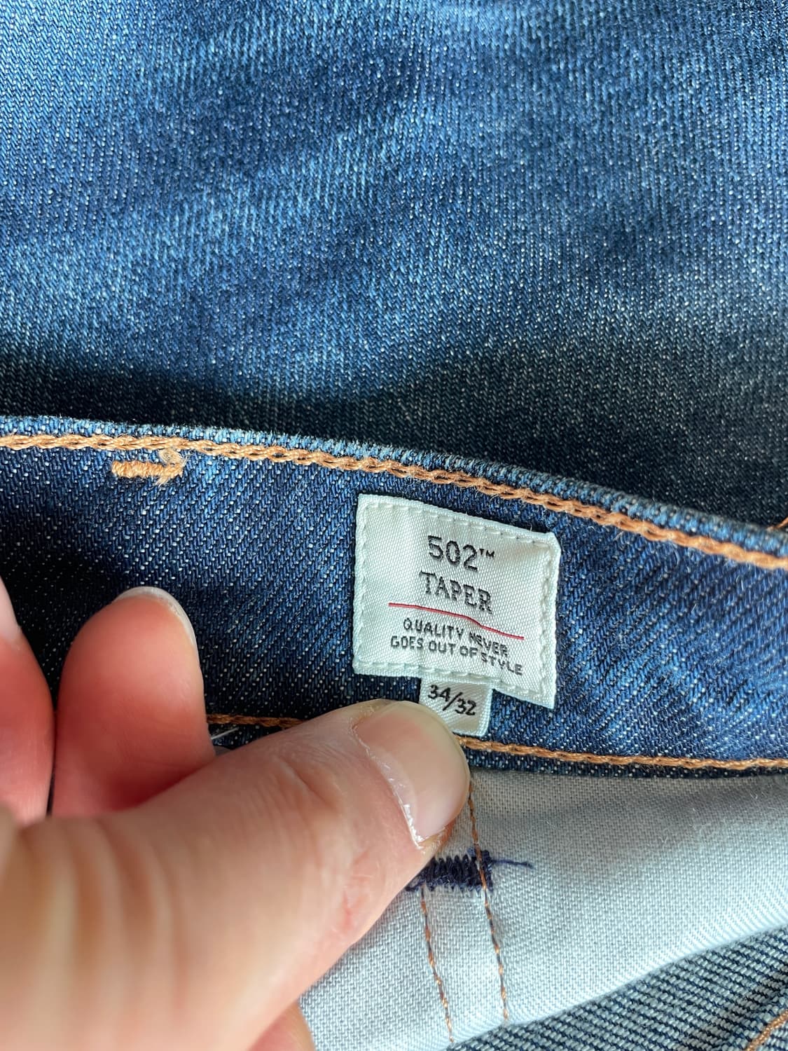 리바이스 502 made & crafted selvedge 34*32 상품이미지6