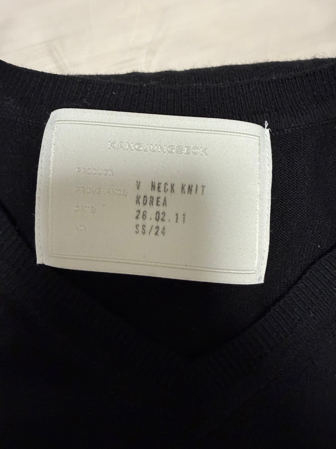 강정석 v넥 니트(50) 상품이미지2