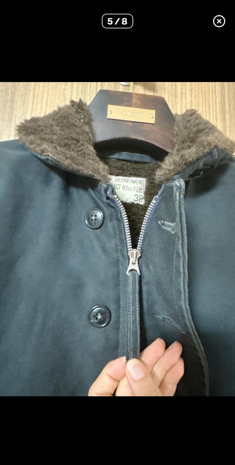 리얼맥코이 N-1 덱자켓 네이비[38] 상품이미지5