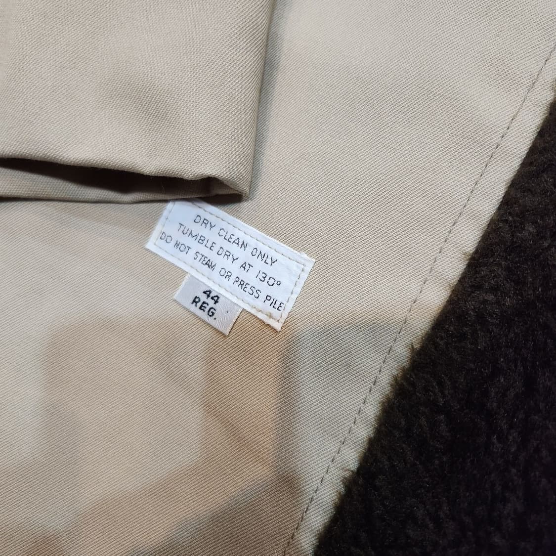 런던포그 90s 밀리터리 시어링 코트 L 상품이미지5