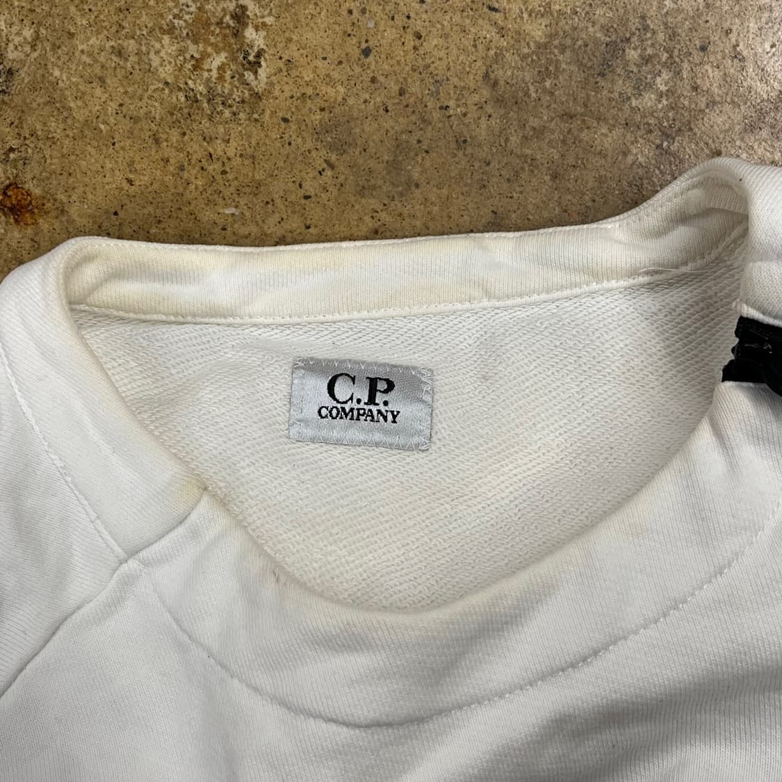 [정품/L] CP컴퍼니 화이트 렌즈 와펜 맨투맨 b18 상품이미지5