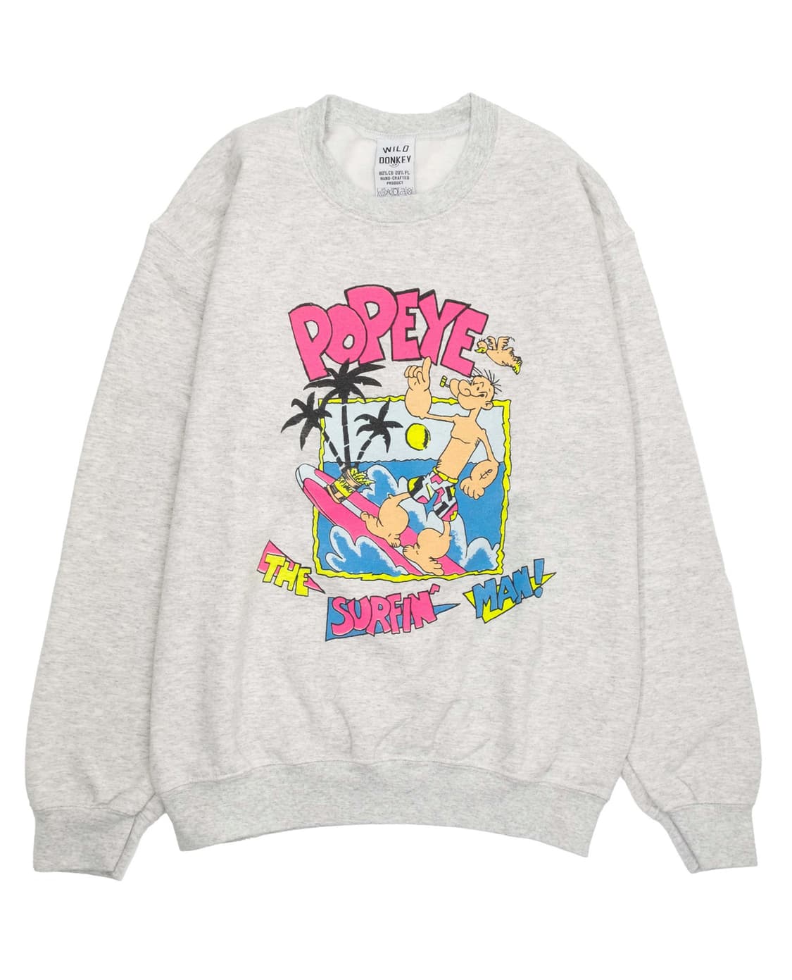 와일드 동키/뽀빠이 스웻셔츠/L(100-105)/새제품 상품이미지1