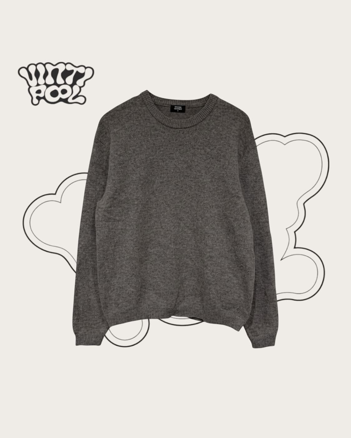 무신사 스탠다드 울캐시미어 혼방 니트 M 그레이 상품이미지1