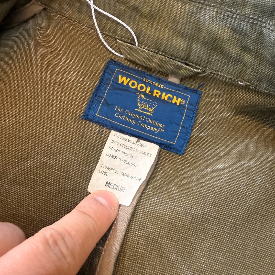 울리치 러프커팅 라이트 피코트  자켓 상품이미지7