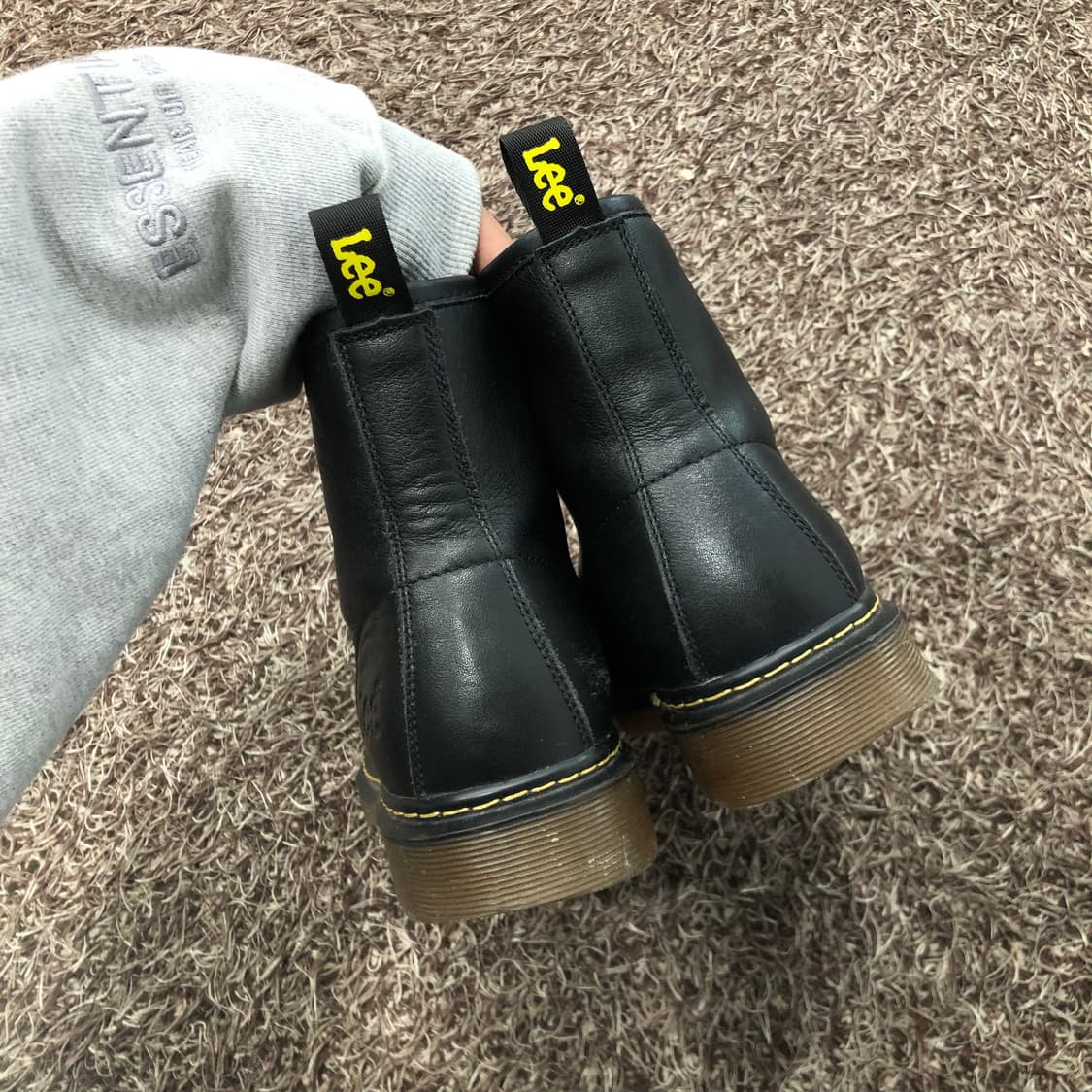 LEE 리 블랙 워커 부츠 상품이미지3