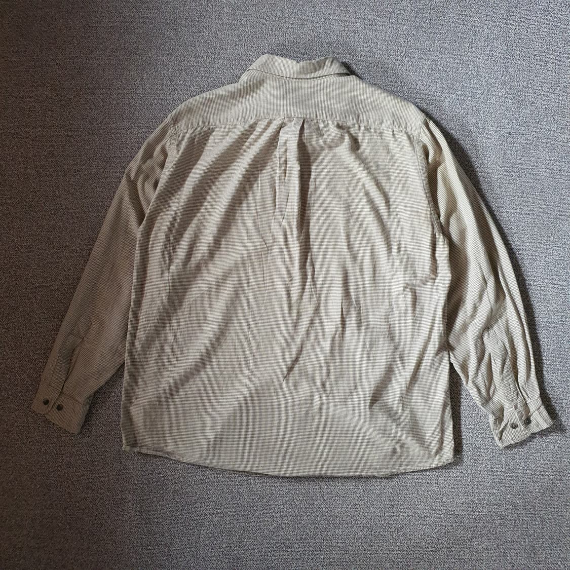 L.L.Bean 하운드 투스 체크 셔츠  no.62 상품이미지5