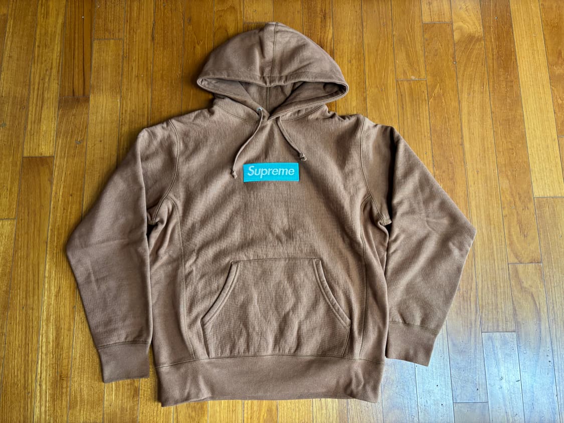 [M]17FW 슈프림 박스로고 후드 러스트 상품이미지1